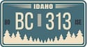 Idaho License Plate Lookup Example